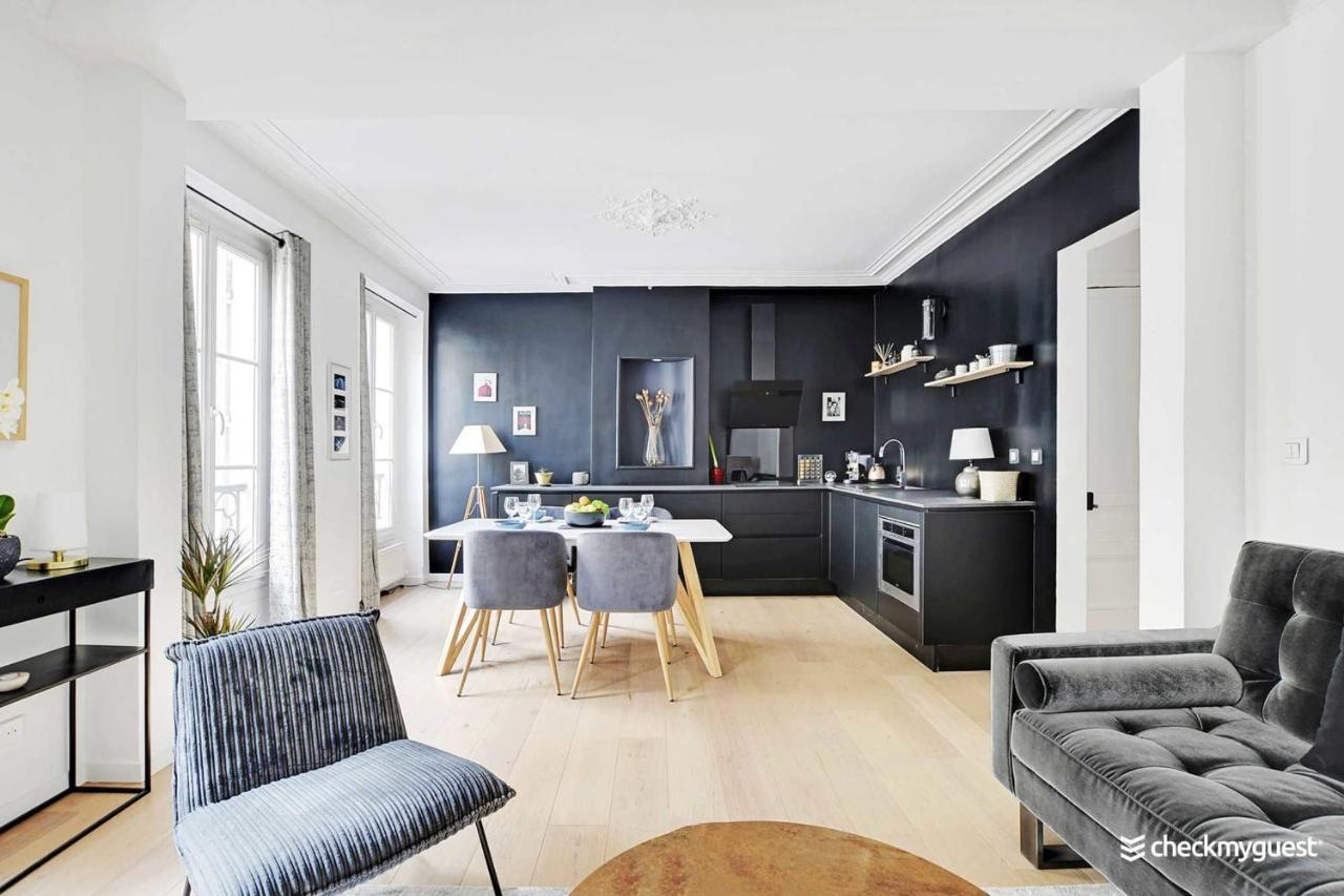 Elegant Apartment - 1Br-4P - Les Batignolles Paris Bagian luar foto